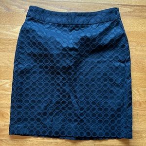 Unique Banana Republic circle print pencil skirt